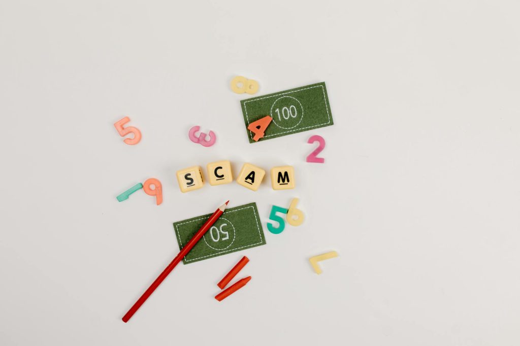 House Removal: 5 Effortless Ways to Slash Costs Creative flat lay of scam concept with play money and numbers.